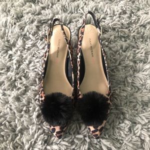 Leopard Isaac Mizrahi Sling Backs